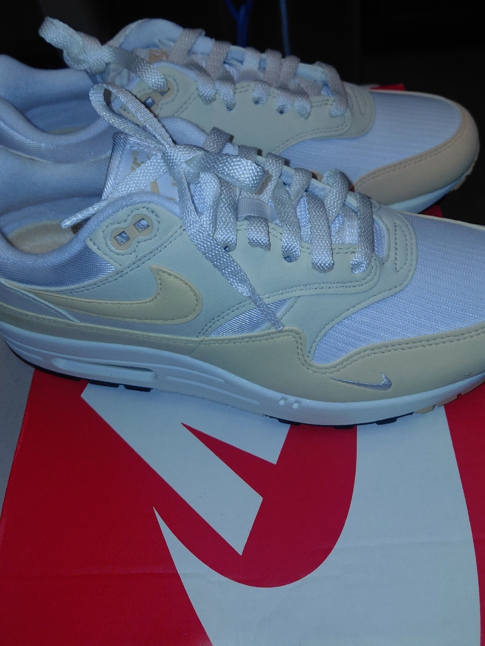 Brand NEW, Nike Air Max Neutral Beige & White Sneakers.